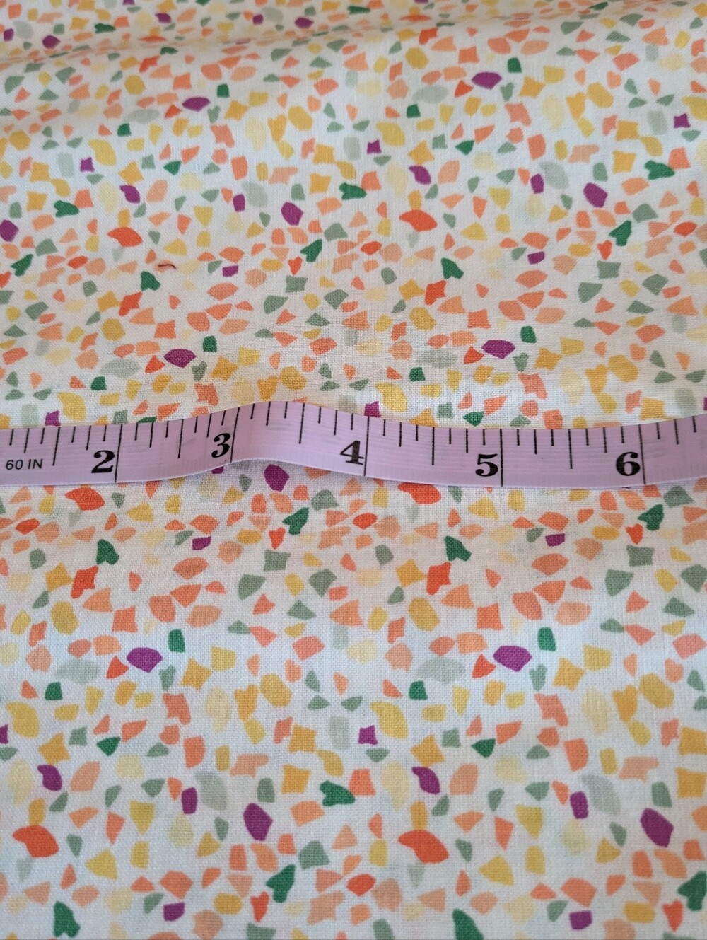 Confetti Print Singer Cotton Fabric By The Yard